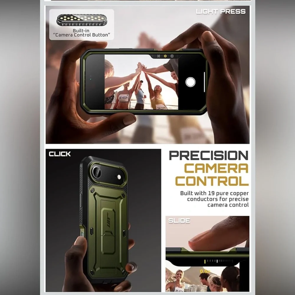 NIOB Unicorn Beetle Pro protective case for the iPhone Air in the color Guldan.